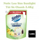 Nước Lau Sàn Sunlight Chanh Sả - Túi 3.4Kg